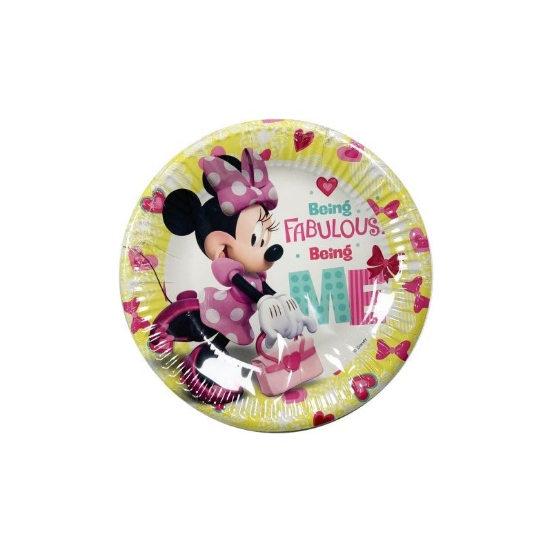 Disney Minnie Happy Paper Plate (8 pièces) 19