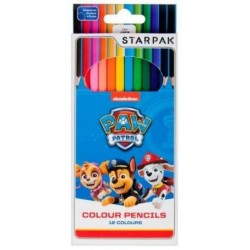 Crayons de couleur 12 pièces patrouille