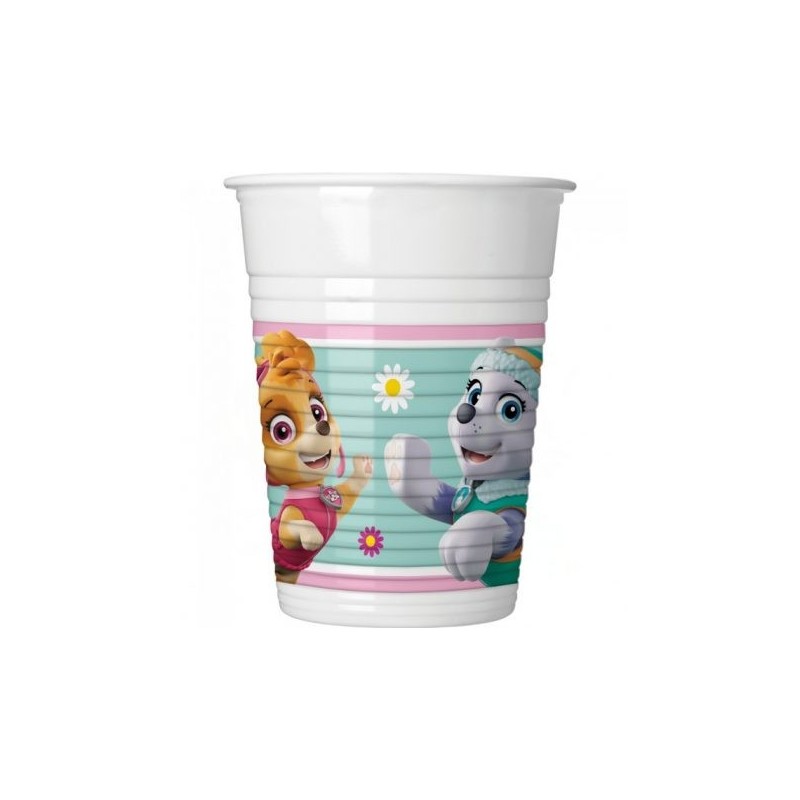 Paw Patrol Skye et Everest Cup Plastic (8 pièces) 200 ml