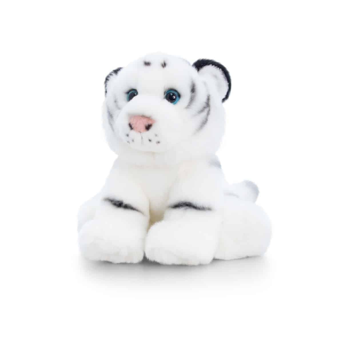 peluche tigre blanc