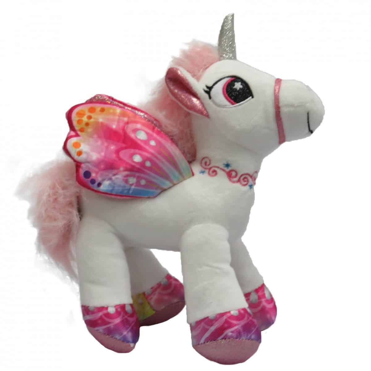 peluche licorne blanche