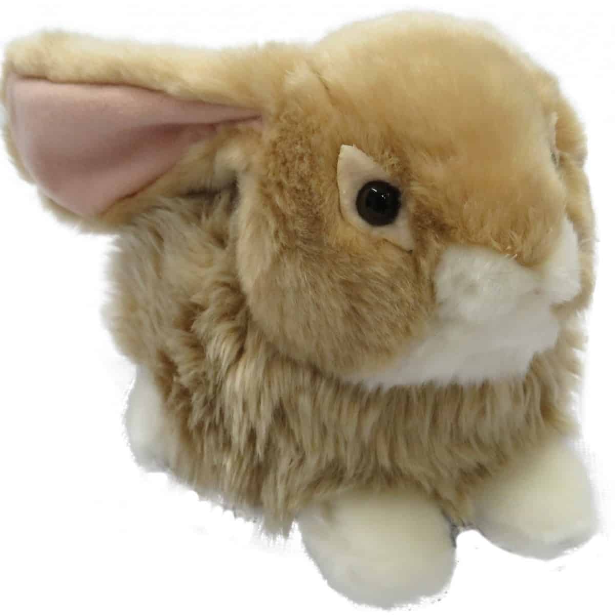 peluche lapin marron